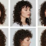 curly hair mullet