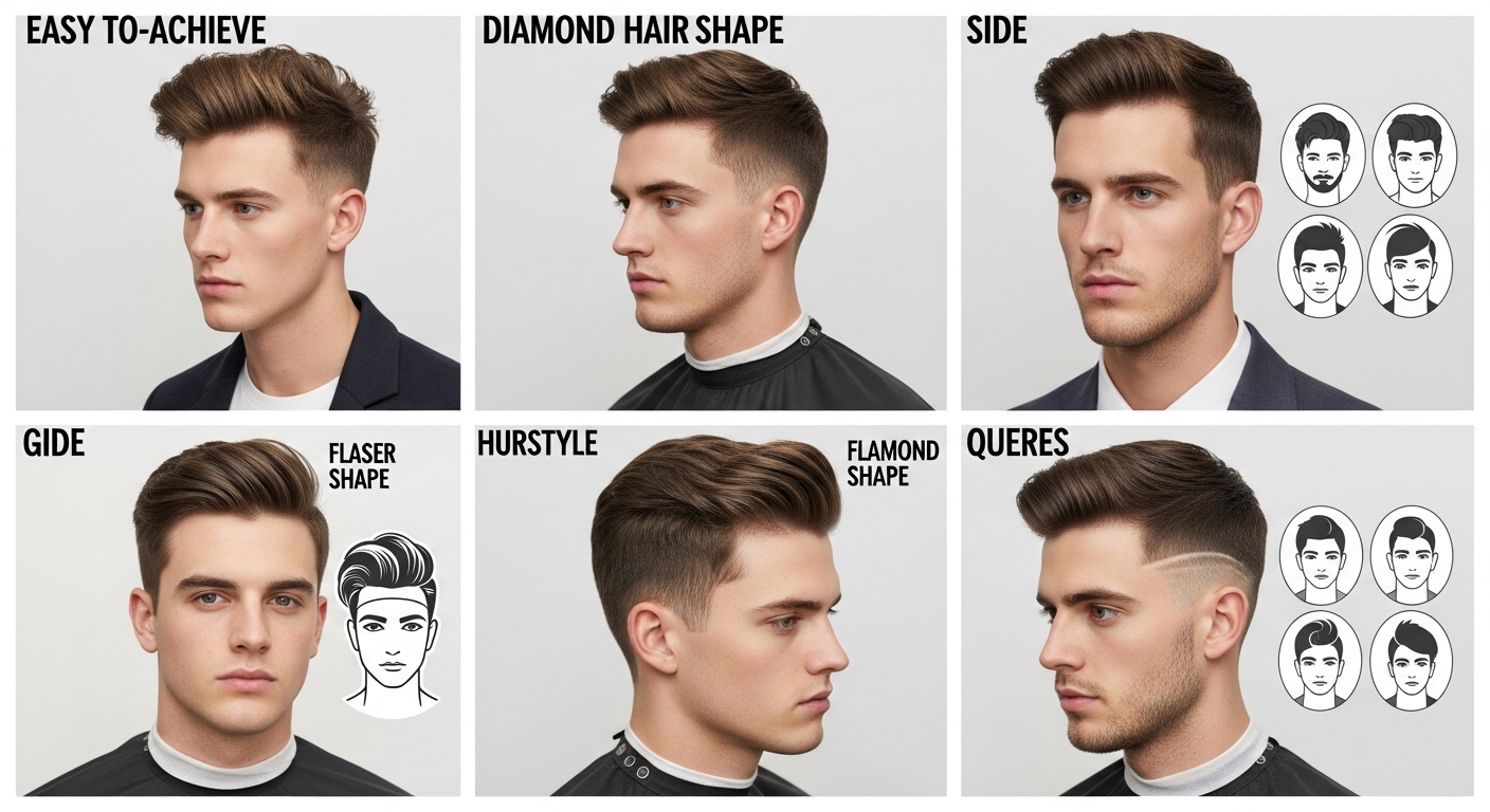 diamond face shape hairstyle