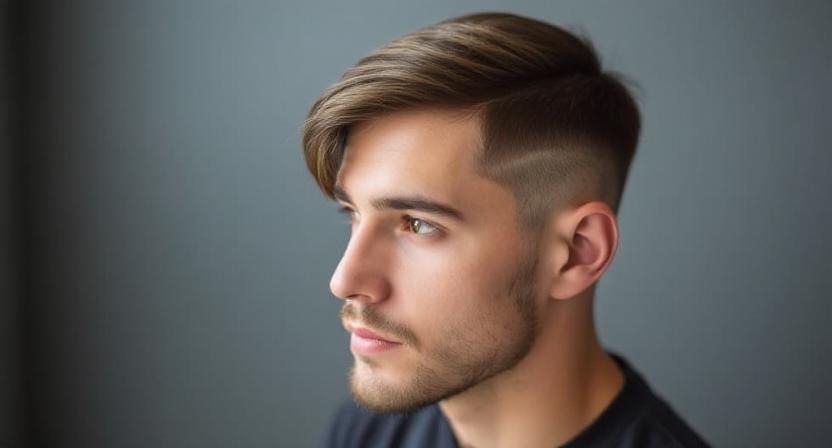 low taper straight hair