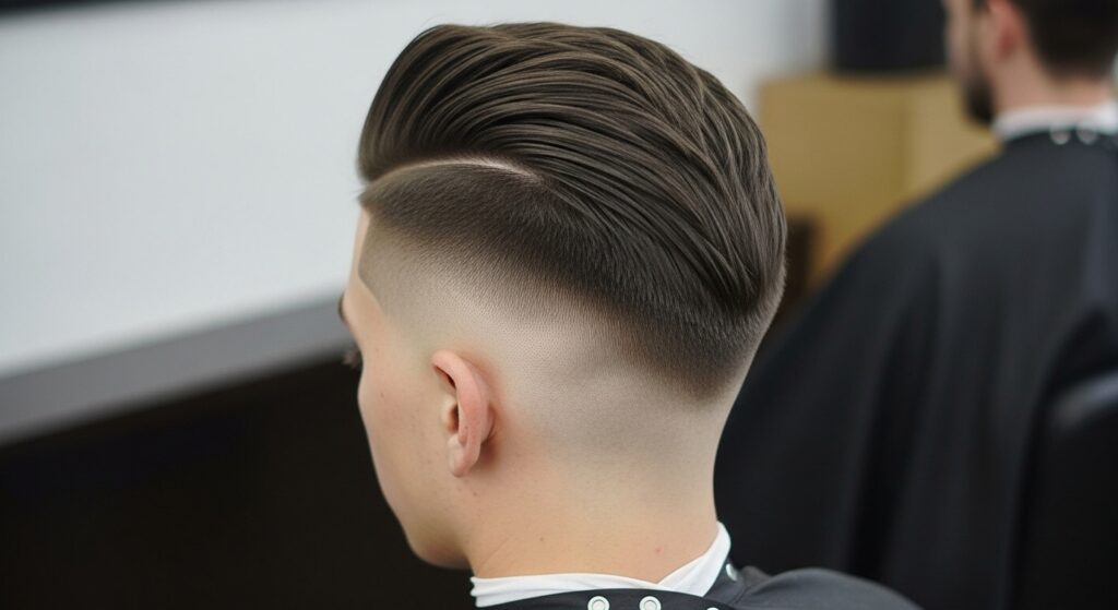 V shape fade haircut for men
