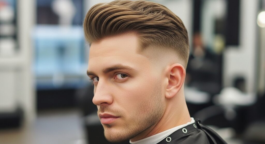 Mid fade haircut inspired by Zayn Malik