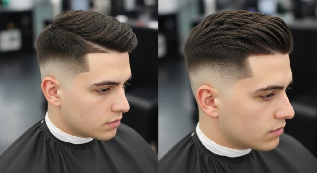 Clean and stylish men’s taper fade haircut