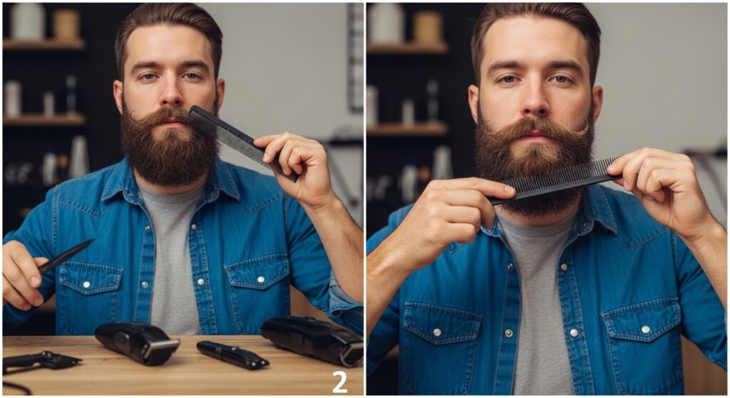 van dyke beard trimming guide
