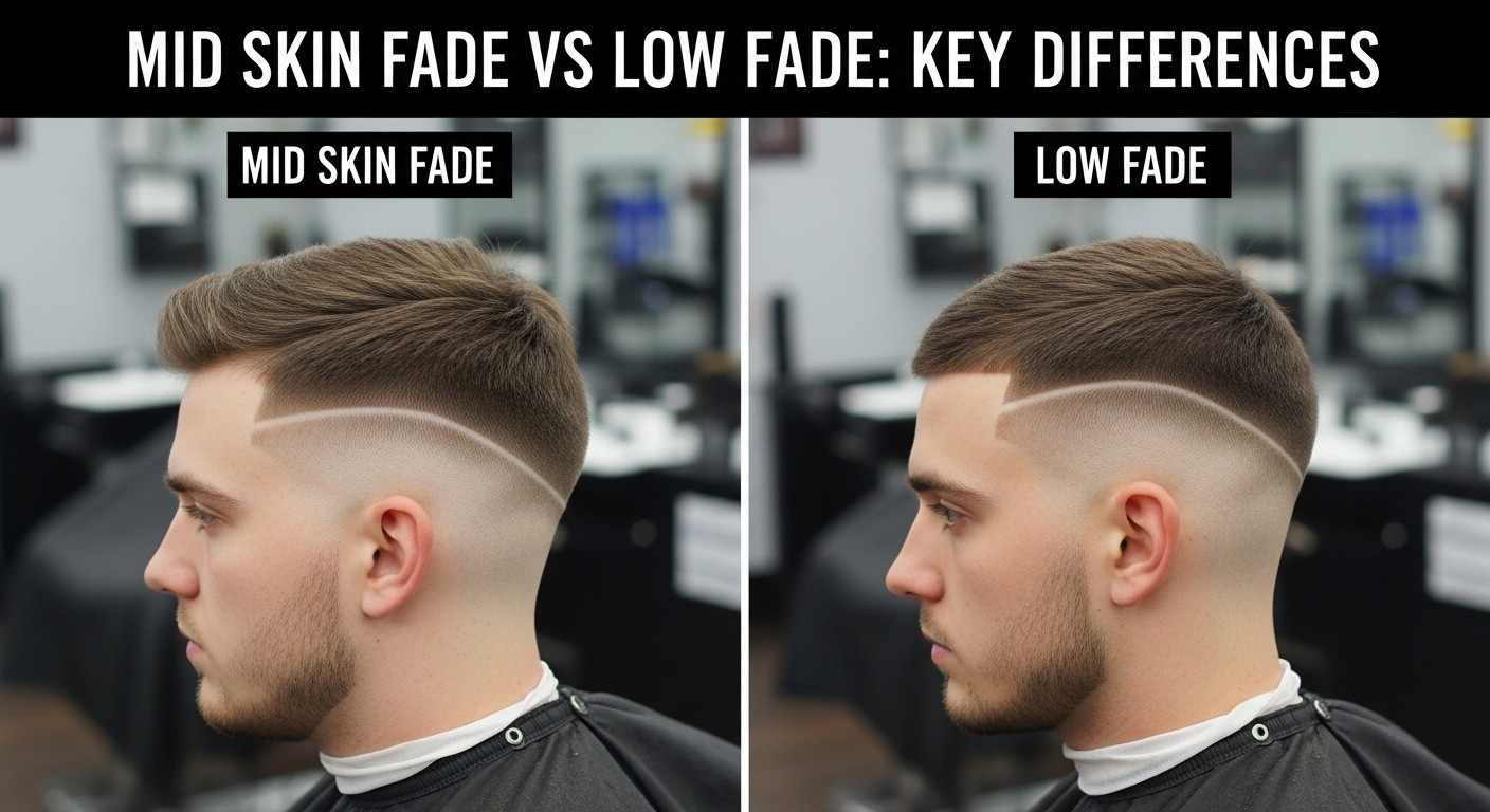 mid skin fade
