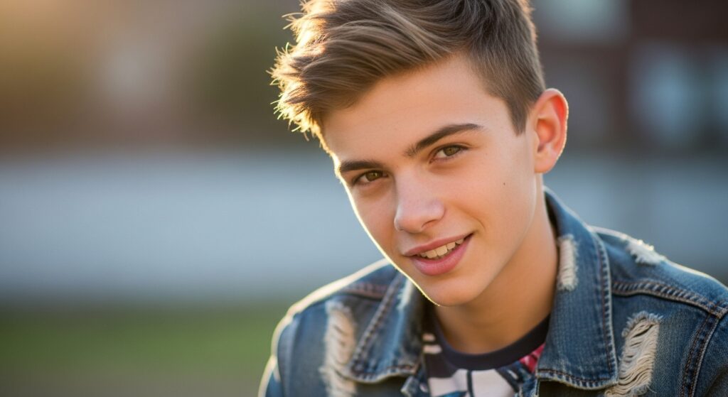 textured crop haircut for teen boys 2025