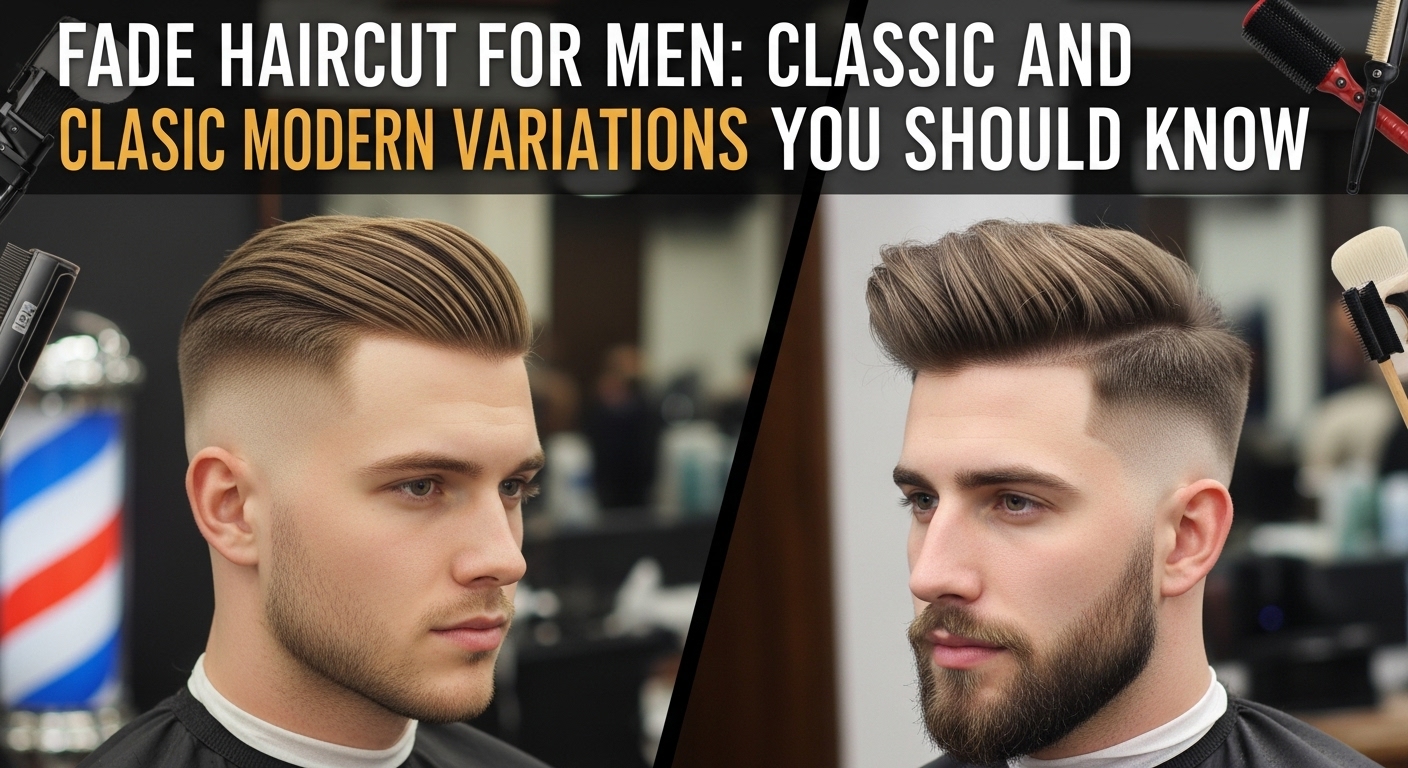 Fade Haircut for Men: Classic and Modern Variations You Should Know