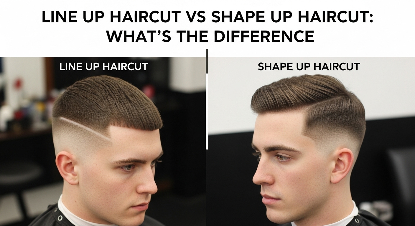 Line Up Haircut vs Shape Up Haircut: What’s the Difference?