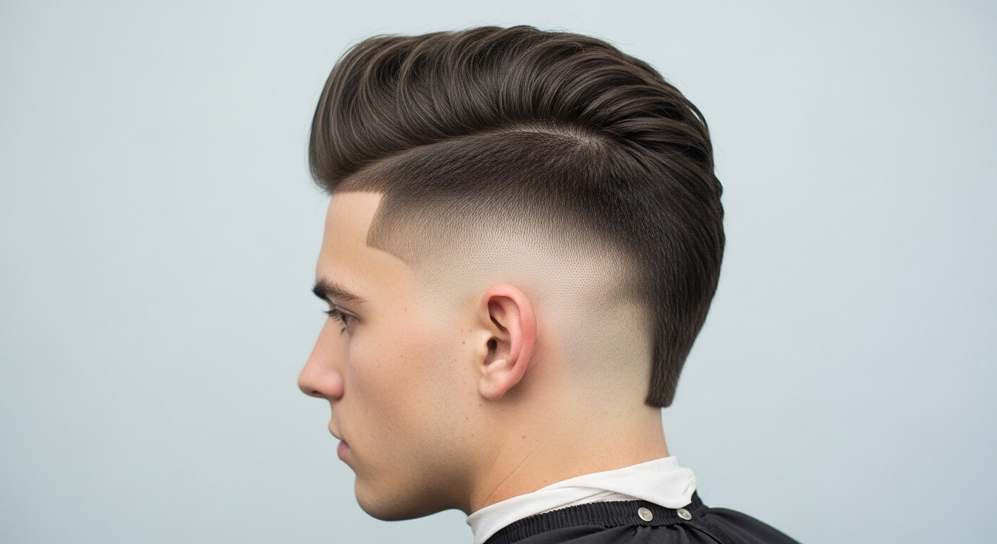 taper faux hawk back