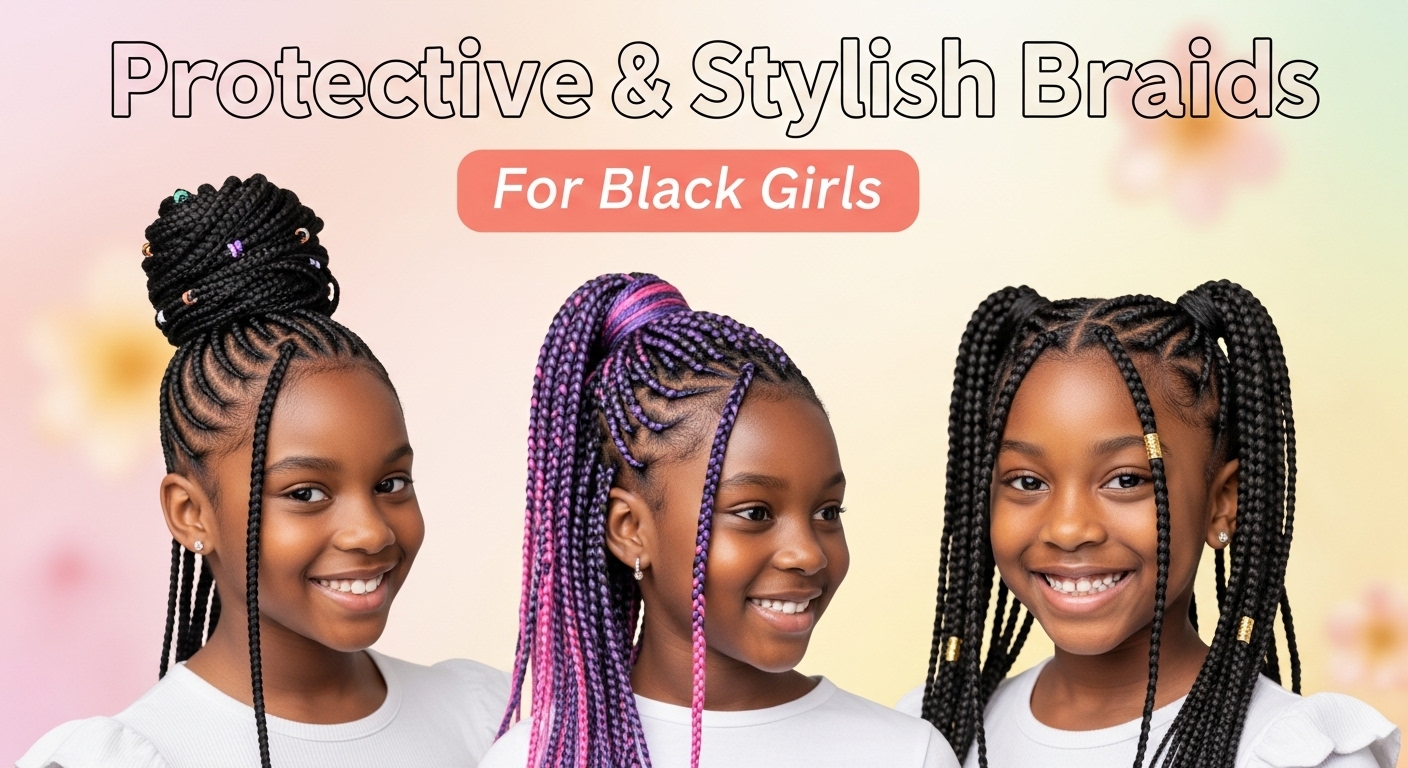 Protective and Stylish Braided Hairstyles for Black Girls
